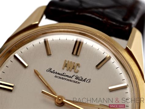 iwc watches gold|iwc gold watch vintage.